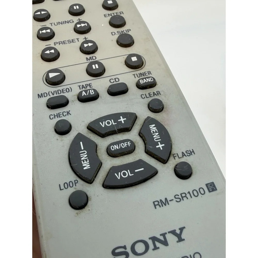 GENUINE SONY RM-SR100 AUDIO SYSTEM REMOTE **TESTED**- MHC-BX3 MHC-BX5